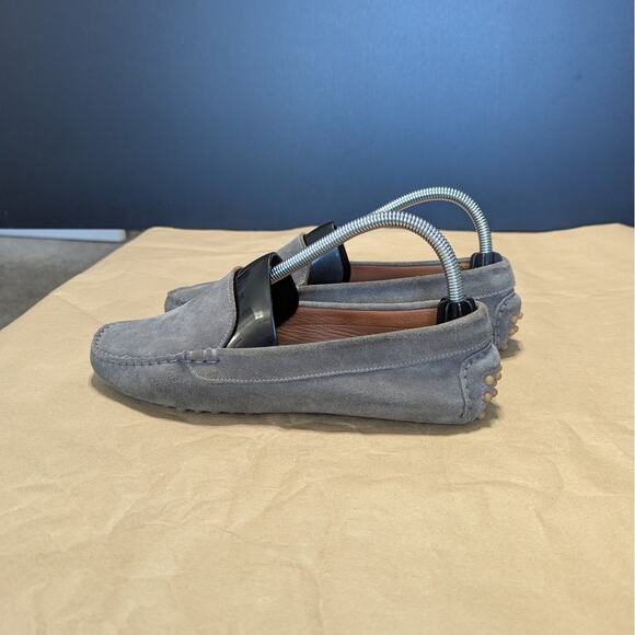 M. Gemi Felize Drivers Suede Moccasin Shoes Slip On Loafers Gray Womens 9.5 Grey - Picture 3 of 9